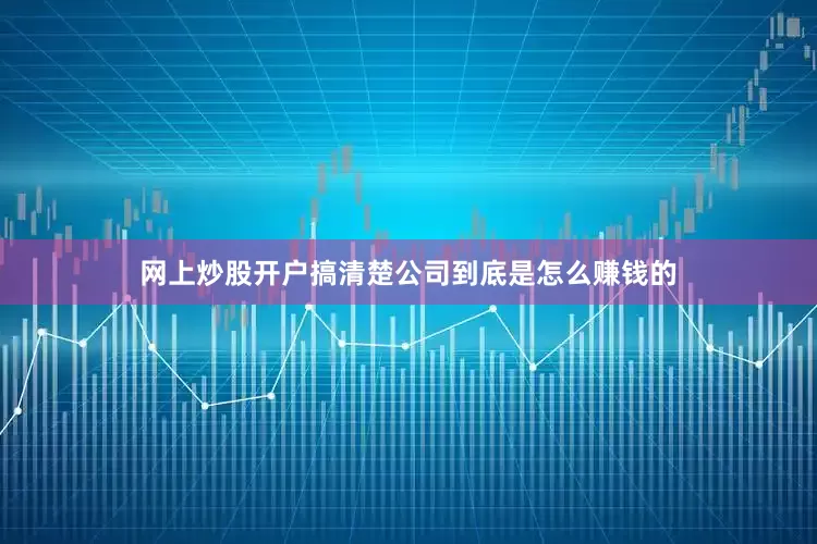 网上炒股开户搞清楚公司到底是怎么赚钱的