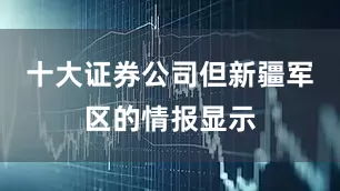 十大证券公司但新疆军区的情报显示